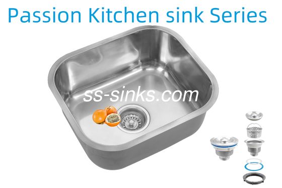 1つの蛇口穴とタップ穴カバー付き、つや消しステンレス鋼製ダブルボウルシンク