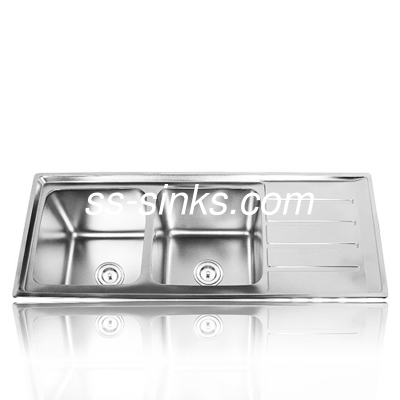 ボウル寸法 30 X 17 インチ プレン ステンレス 台所 シンク 防腐鋼