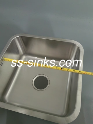 エプロン ステンレス スチール キッチン シングル ボウル シンク 方形 腐食 耐える排水器