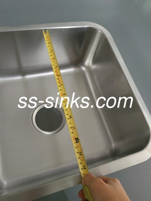 エプロン ステンレス スチール キッチン シングル ボウル シンク 方形 腐食 耐える排水器