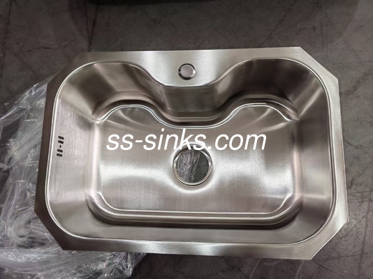 SUS304 ロフト キッチン グレード ステンレス スチール シングル ボウル シンク 耐腐食 排水器