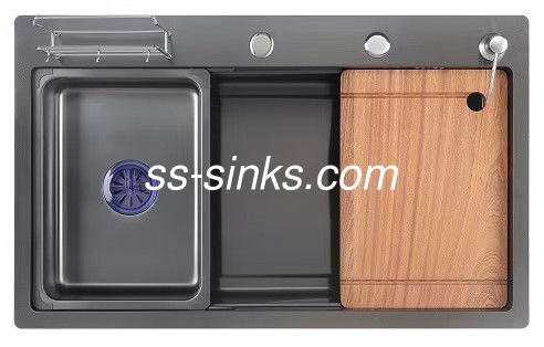 ローズゴールドコーナー ステンレス鋼 キッチンシンク スタイルと機能の究極の組み合わせ