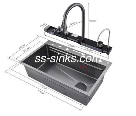 トップマウント キッチンシンク 36 インチ キャビネット 21cm ボウル深さ 3 蛇口の穴とより多くの トップ選択