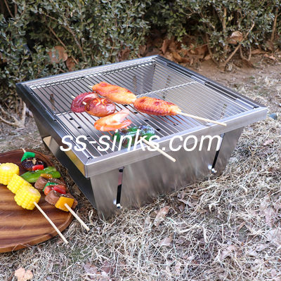 OEMの携帯用木炭グリル屋外BBQ装置の台所調理