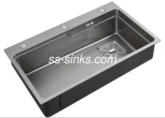 長方形の流行の100%ハンドメイドのステンレス鋼の流しTopmount
