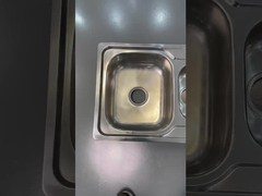 カウンター上 1000 x500mm 単碗 キッチンシンク 排水板付き 人気洗面台